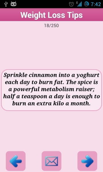 How to Lose Weight Loss Tips - Image screenshot of android app