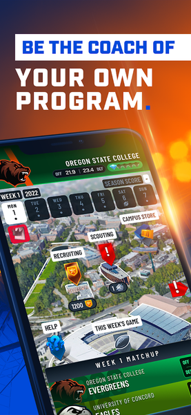 The Program: College Football - عکس بازی موبایلی اندروید