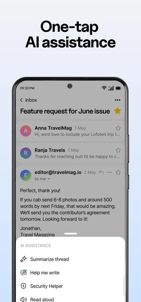 Atomic Mail: Private Email - عکس برنامه موبایلی اندروید