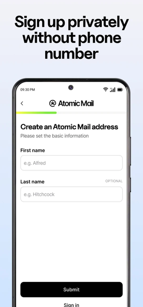 Atomic Mail: Private Email - عکس برنامه موبایلی اندروید