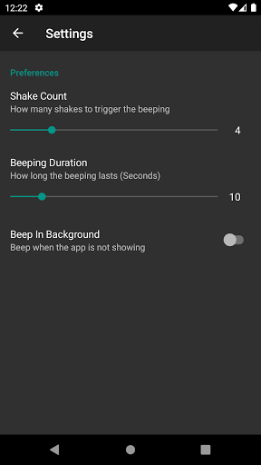 Ominous Beeping App - Image screenshot of android app