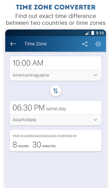 Unit, Age, Time Zone Converter - Image screenshot of android app