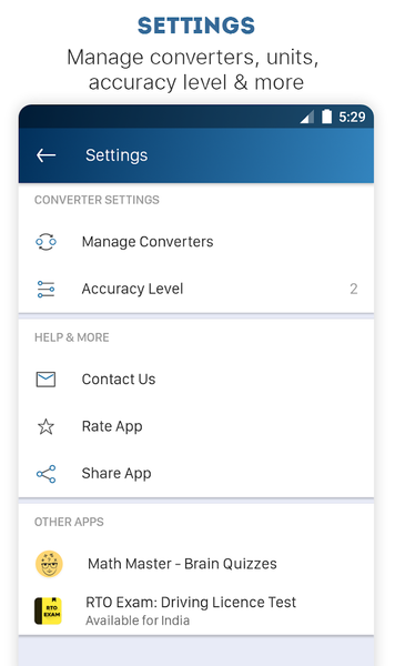 Unit, Age, Time Zone Converter - Image screenshot of android app