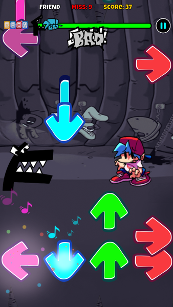 Friday Rap: Funkin Music Night - Gameplay image of android game