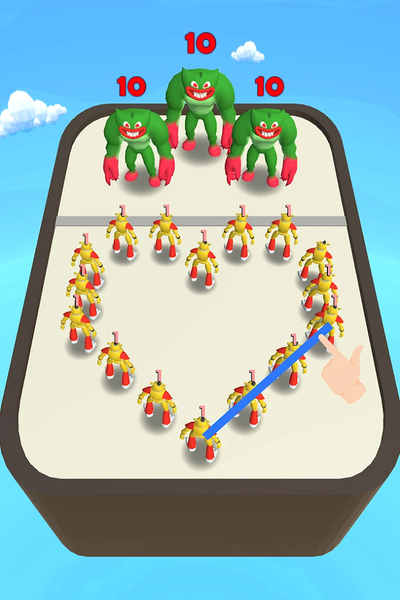 Merge Monster: Frog Evolution - عکس بازی موبایلی اندروید