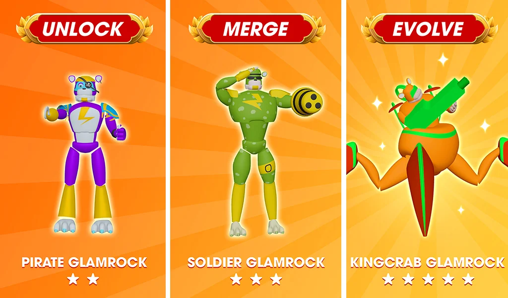 Merge Monster: Frog Evolution - عکس بازی موبایلی اندروید