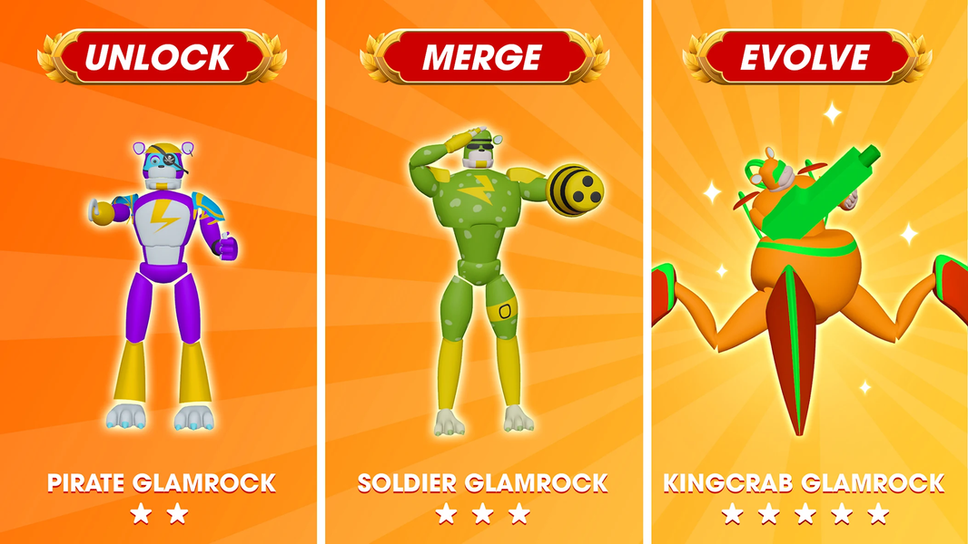 Merge Monster: Frog Evolution - عکس بازی موبایلی اندروید