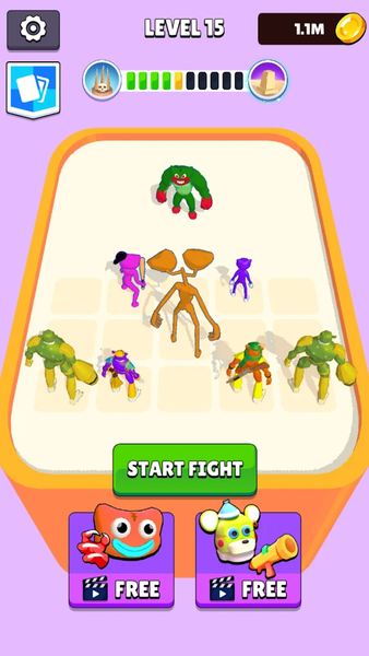 Merge Monster: Frog Evolution - عکس بازی موبایلی اندروید