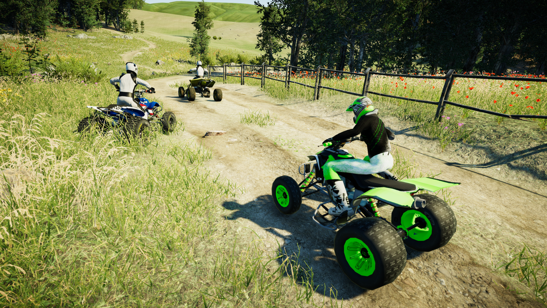 Atv Quad Bike Car Games Sim - Gameplay image of android game