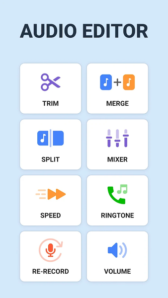 Audio Editor & Ringtone Maker - عکس برنامه موبایلی اندروید