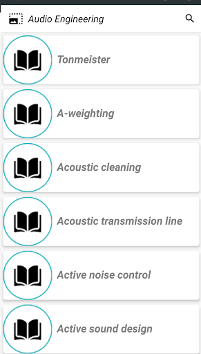 Audio Engineering - Image screenshot of android app