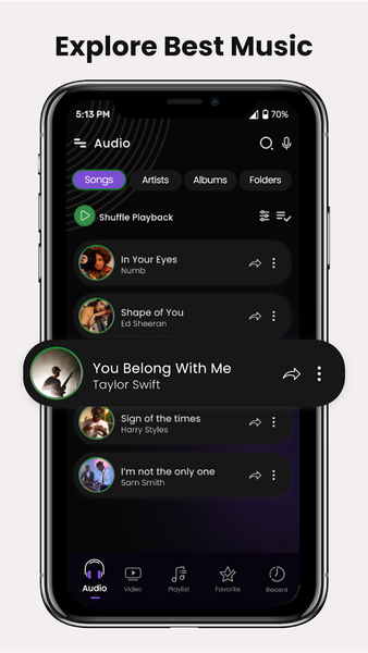 Music Player & MP۳ Music - عکس برنامه موبایلی اندروید