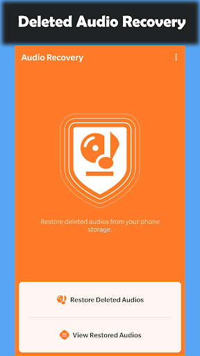 Deleted Audio Recovery - عکس برنامه موبایلی اندروید