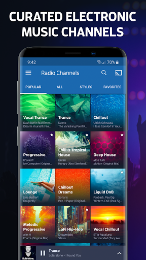 DI.FM: Electronic Music Radio - Image screenshot of android app