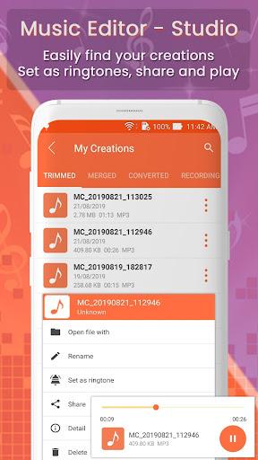 Music Editor: Trim Cutter Merg - Image screenshot of android app