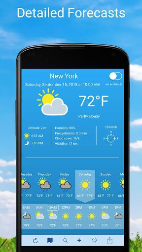 Weather 2 weeks - Image screenshot of android app