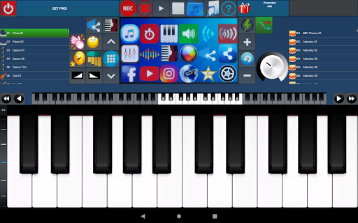 Portable ORG Keyboard - عکس برنامه موبایلی اندروید