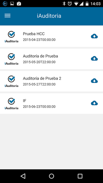 Auditoría e inspección calidad - Image screenshot of android app