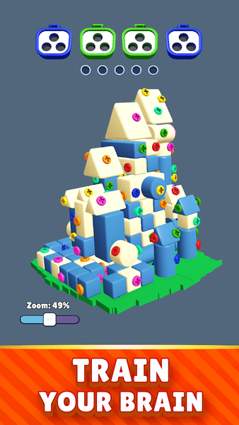 Color Bolts Sort Puzzle - Gameplay image of android game