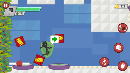 Stickman vs Zombies - Gameplay image of android game