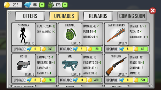 Stick vs Zombies - Gameplay image of android game