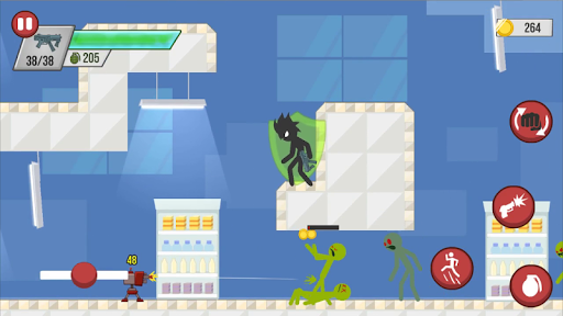 Stick vs Zombies - Gameplay image of android game