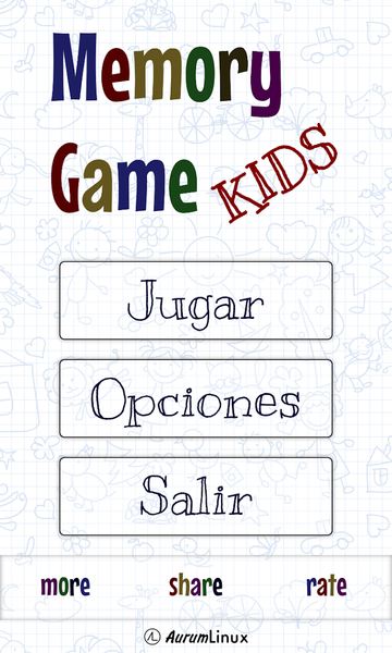 Memory Game KIDS - Gameplay image of android game