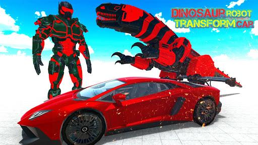 Dinosaur Car Robot Transform - Image screenshot of android app