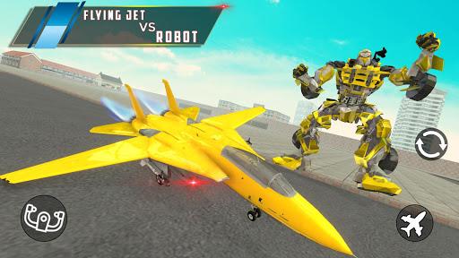 Airplane Robot Transformation - Gameplay image of android game