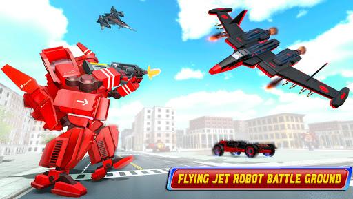 Airplane Jet Robot Car Transform : Car Robot Games - Image screenshot of android app