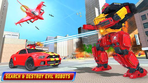 Airplane Jet Robot Car Transform : Car Robot Games - عکس برنامه موبایلی اندروید