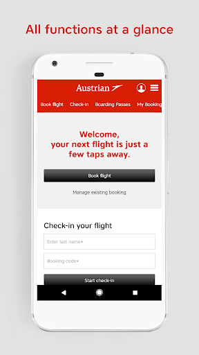 Austrian Airlines - عکس برنامه موبایلی اندروید