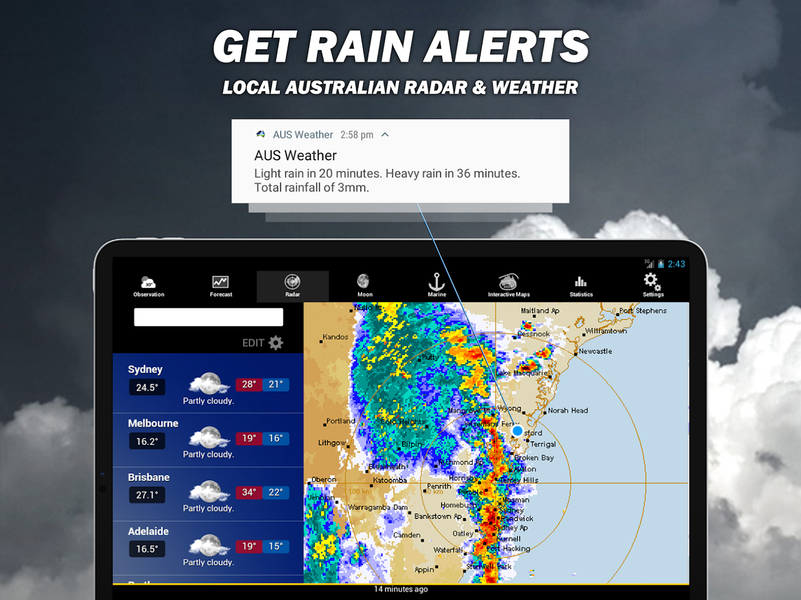 AUS Weather - Image screenshot of android app