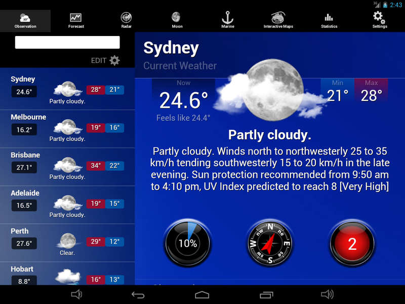 AUS Weather - Image screenshot of android app