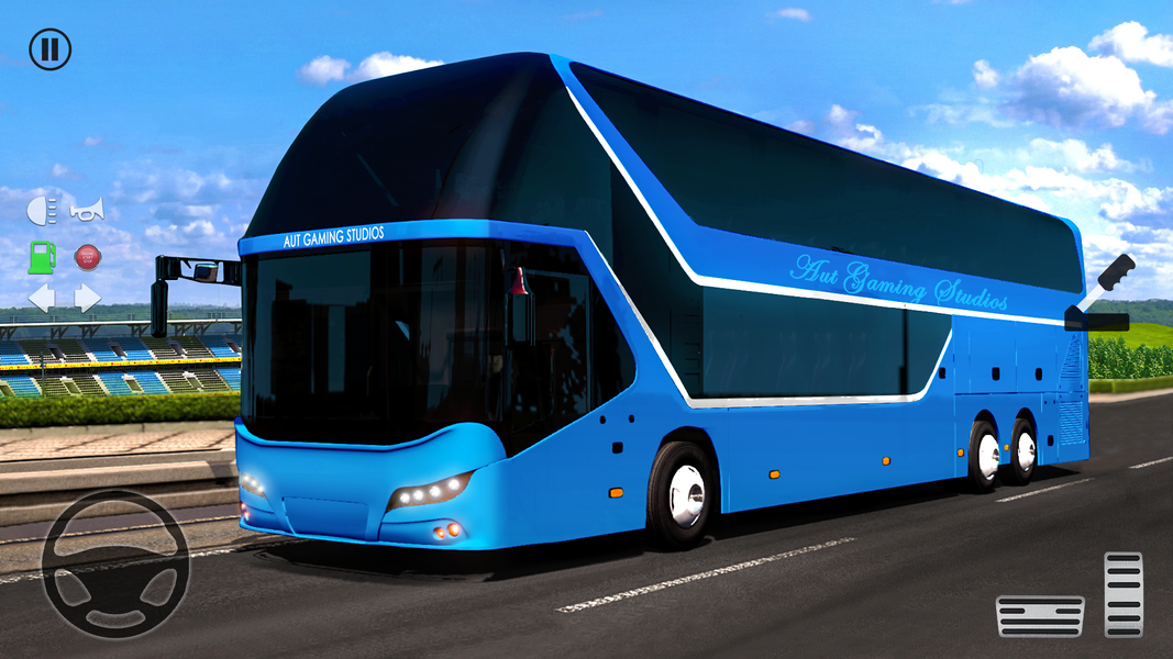 Coach Bus ۳D Bus Driving Games - عکس بازی موبایلی اندروید