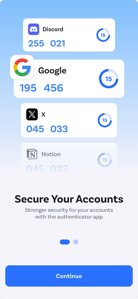 Authenticator Secure App - عکس برنامه موبایلی اندروید
