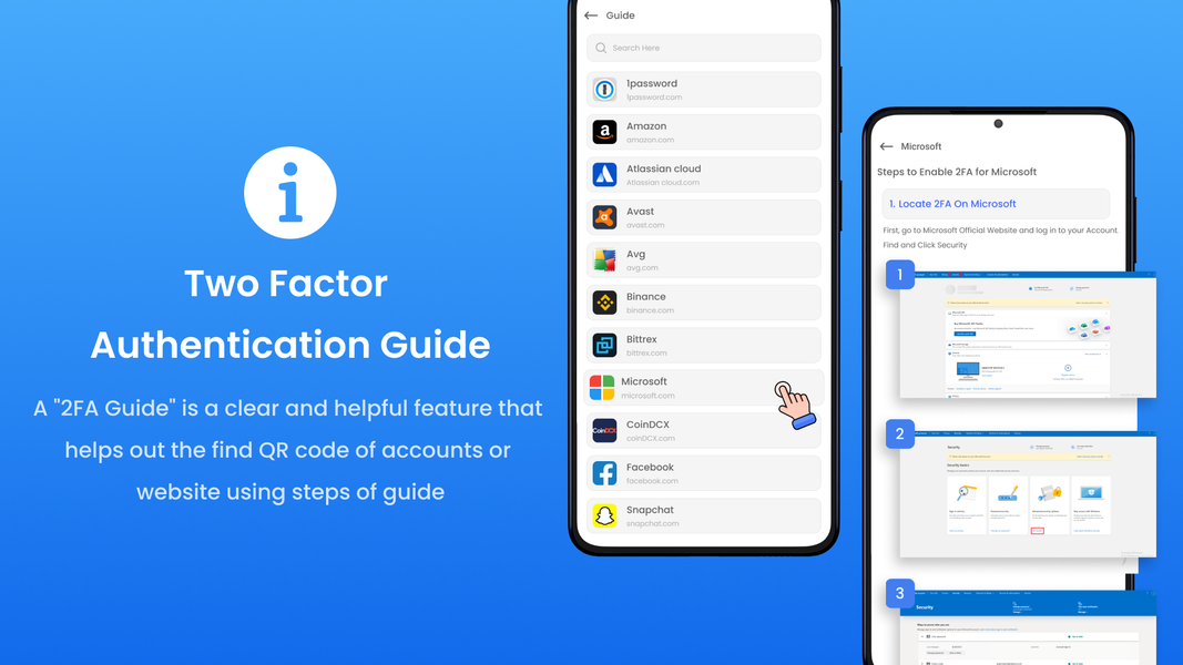 Authenticator App - Image screenshot of android app