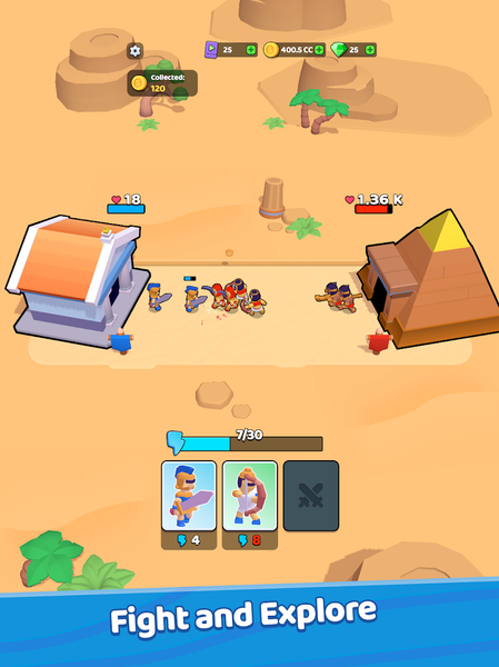 Epic warrior: Battle simulator - عکس بازی موبایلی اندروید