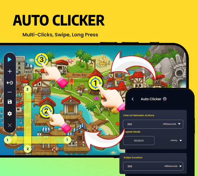 Auto Clicker, Automate Click - عکس برنامه موبایلی اندروید