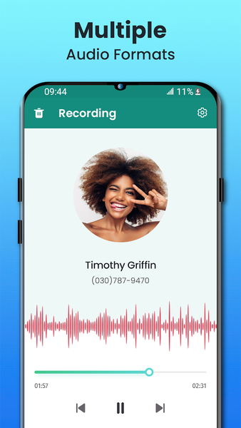 Phone Call Recorder - عکس برنامه موبایلی اندروید
