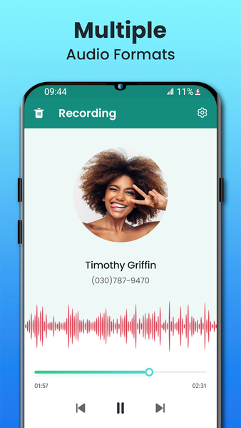 Phone Call Recorder - Image screenshot of android app