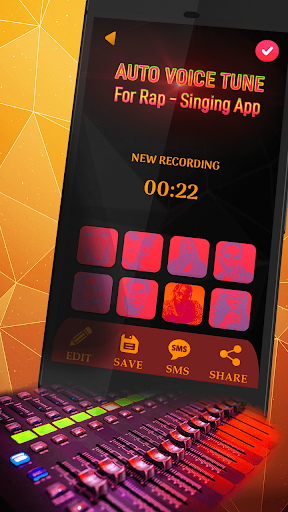 Auto Voice Tune For Rap – Singing App - Image screenshot of android app