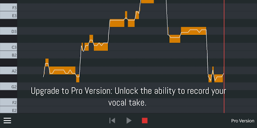 Nail the Pitch - Vocal Monitor - Image screenshot of android app