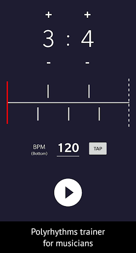 Polyrhythm - Rhythm Trainer - عکس برنامه موبایلی اندروید