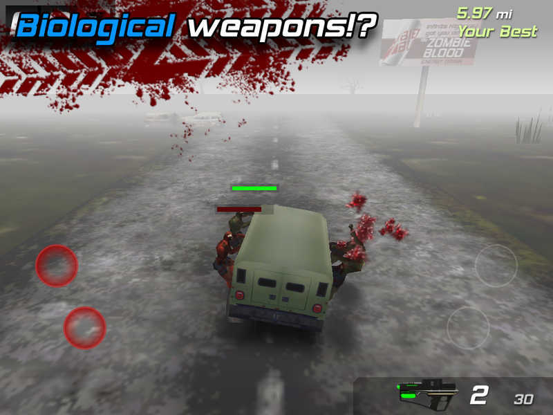 Zombie Highway - Gameplay image of android game