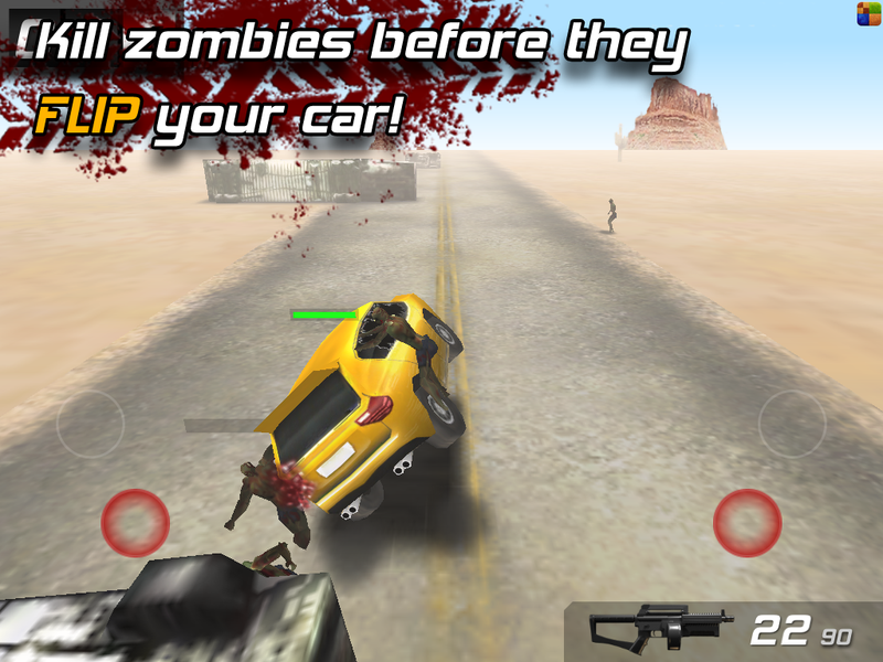 Zombie Highway - Gameplay image of android game