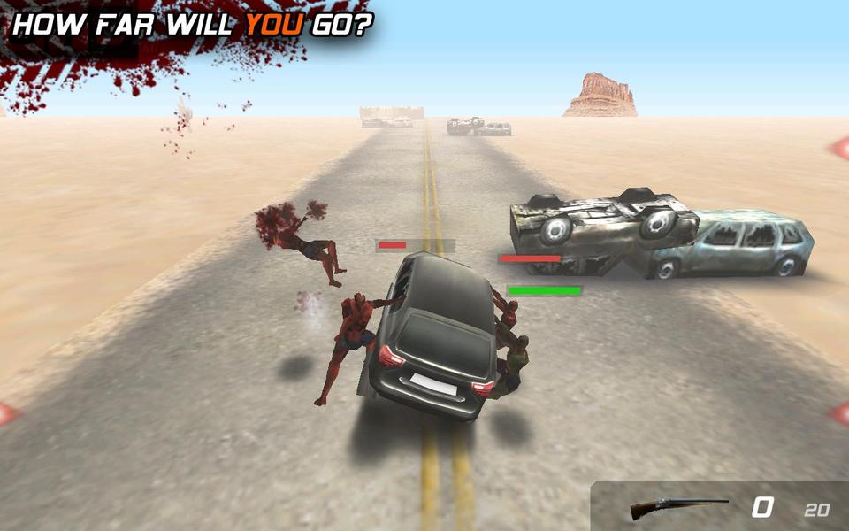 Zombie Highway - Gameplay image of android game