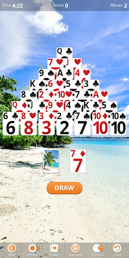 Pyramid Solitaire - Gameplay image of android game