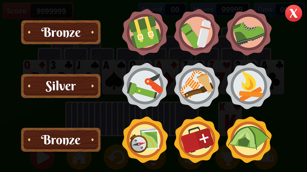 TriPeaks Solitaire Classic - عکس برنامه موبایلی اندروید