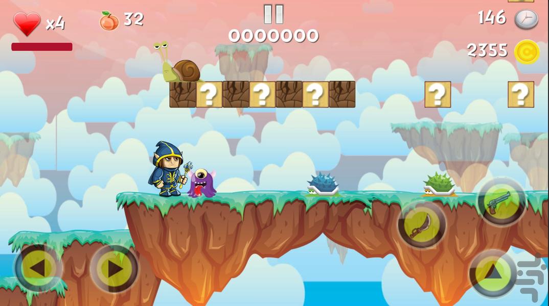 نجات پادشاه - Gameplay image of android game